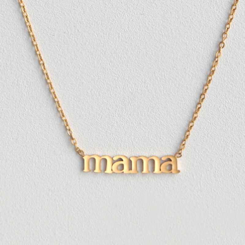BowLift | Letter "mama" Pendant Necklace