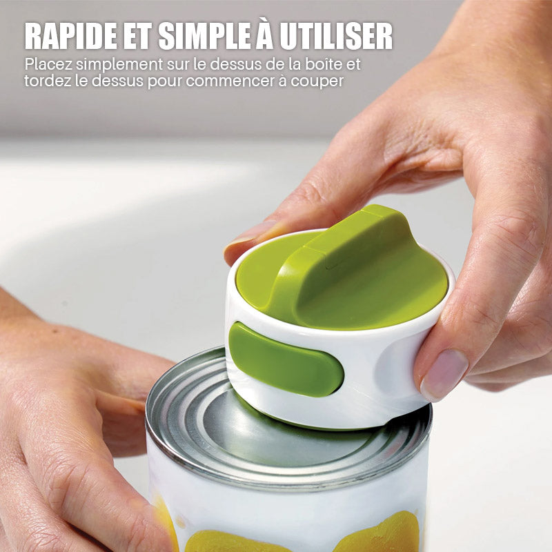 Stainless Steel Can Opener with Comfort Grip | Bowlift