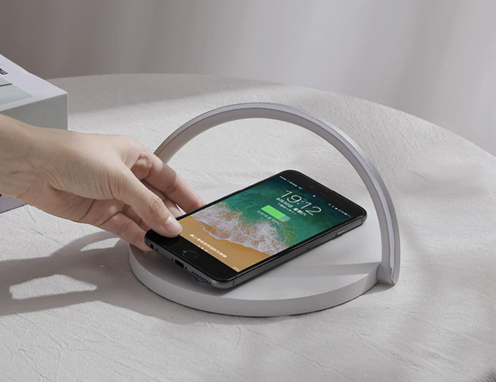 Bowlight Design™ - Stylish 3-in-1 Night Light with Qi Charger Bowlift