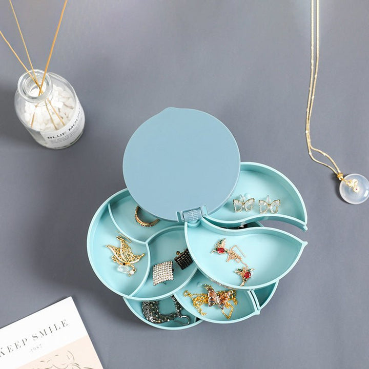 BowLift | Jewelry Box - 360° Rotating Storage Box for Jewelry, Maximum Protection and Organization