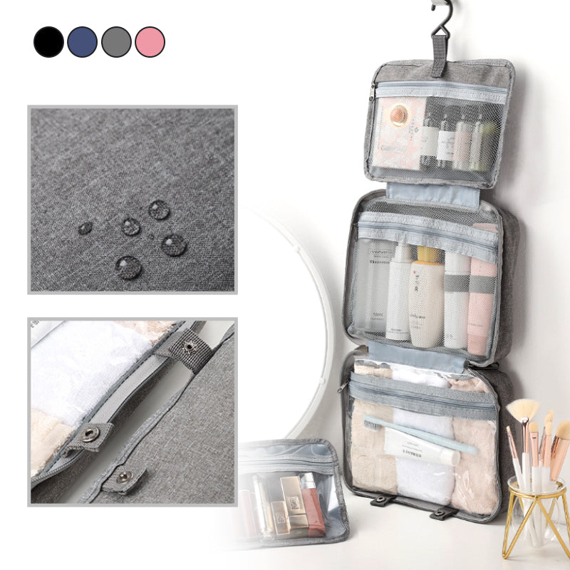 Cosmetic organizer for travel