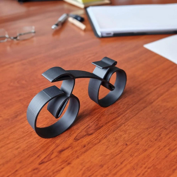 BowLift | Velaro Bike Sculpture | Minimalist Wire Frame Design | Iron Black | Gift Idea for Bike Lovers