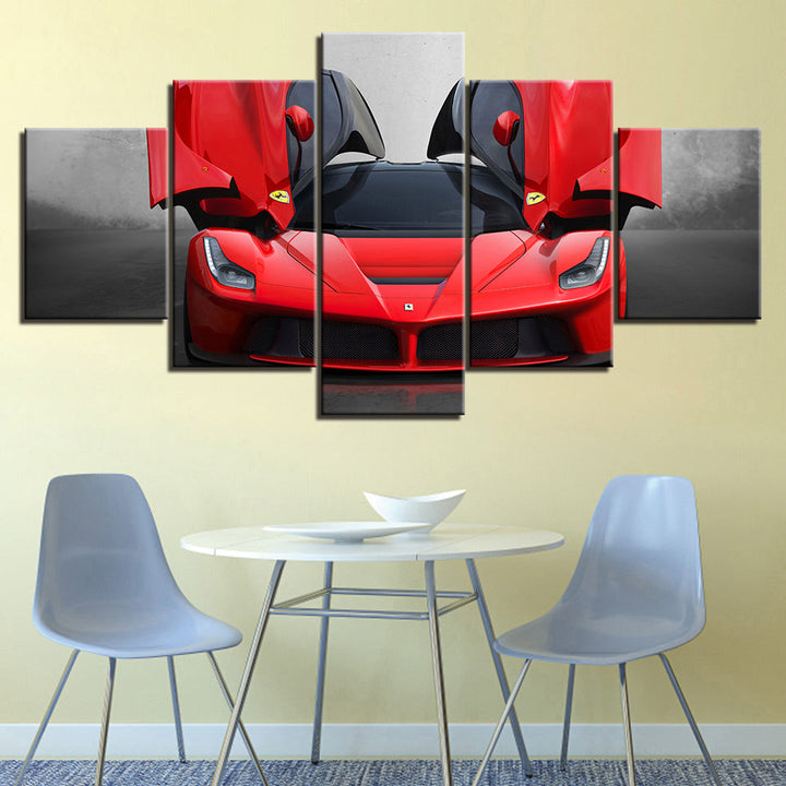 Luxury Ferrari Car - Canvas Wall Art Painting | Bowlift