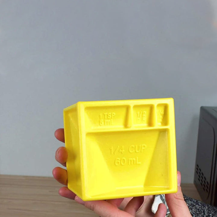 Kitchen cube integrated measuring device | Bowlift