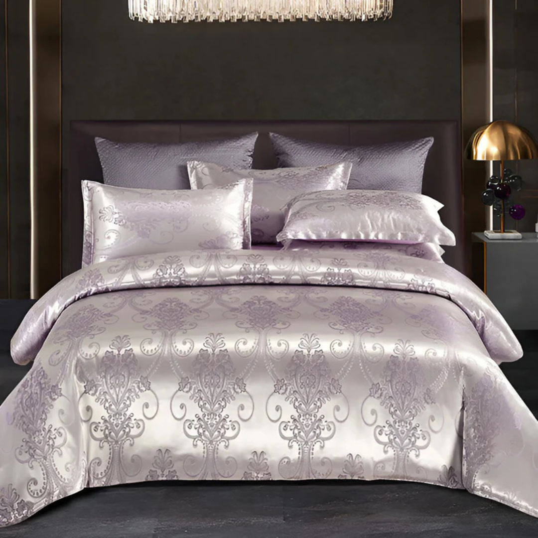 BowLift | Luxury Satin Duvet Cover with Pillowcases – Silky Soft & Breathable Bedding