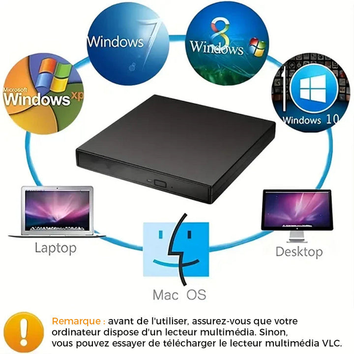 External CD DVD Drive | Bowlift