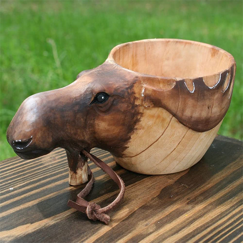 BowLift | Cute Animal Handmade Wooden Mug