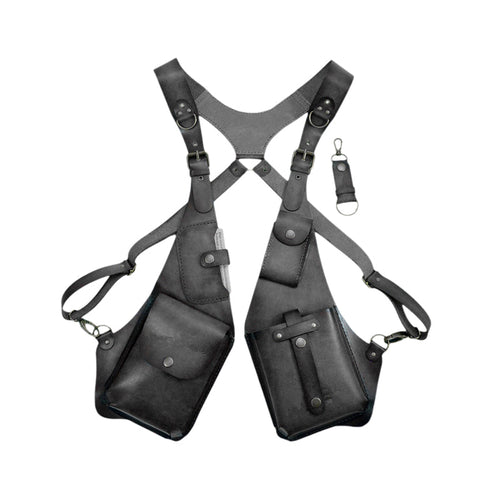 Medieval Steampunk shoulder bag with retro strap | Bowlift