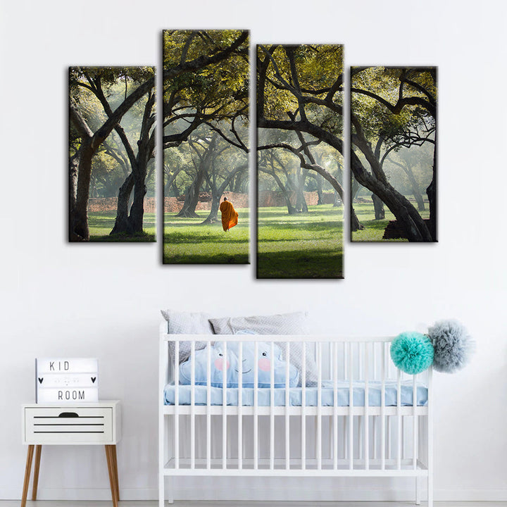 Walk The Earth 4 Piece - Canvas Wall Art Painting | Bowlift