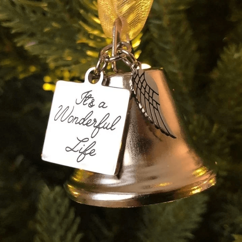 BowLift | 🎄Christmas Tree Memorial Ornaments Angel Wings Bell Hangings Hanging Decoration