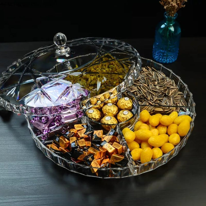 Acrylic Dry Fruit Storage Box with Lid Bowlift