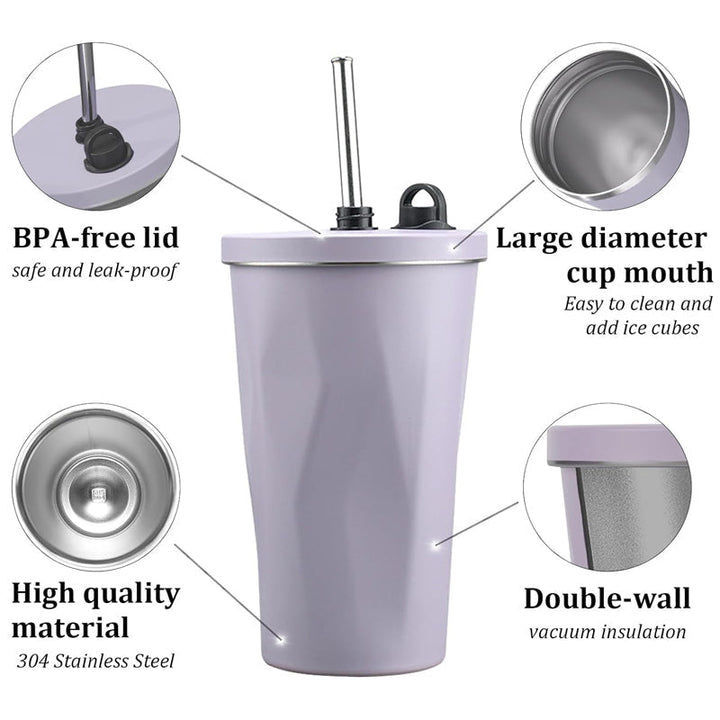 Stainless Steel Straw Cup | Bowlift