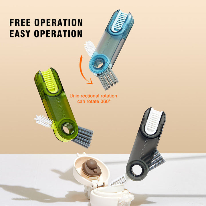 3 in 1 Cleaning Brush Multifunctional Bottle Gap Cleaner Brush | Bowlift