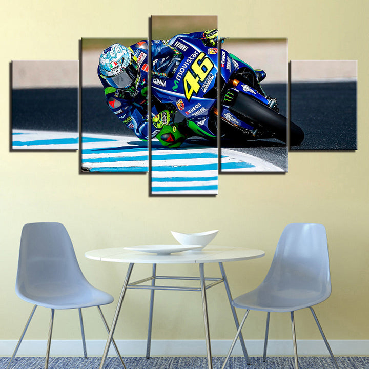 Motorcycle Race - Canvas Wall Art Painting | Bowlift