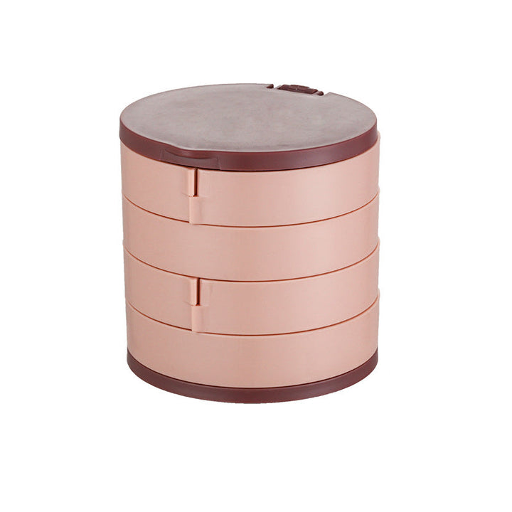 4 Layers Rotatable Jewelry Storage Box | Bowlift