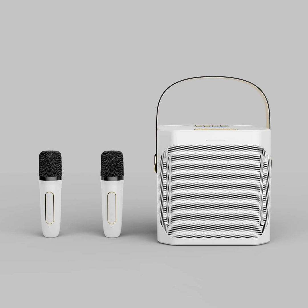 BowLift | Karaoke Bluetooth Speaker | 360° Surround Sound, Dual Microphones & Portable for Parties and Outdoor Gatherings