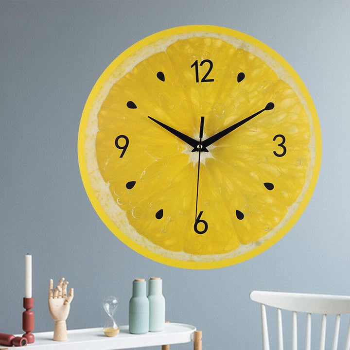 BowLift | Lemon Inspired Wall Clock for a Cheerful Kitchen