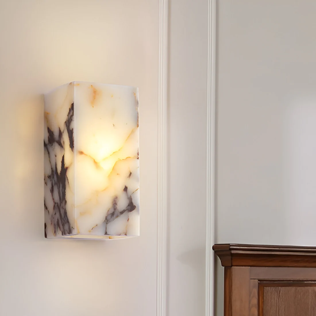 BowLift | Luxury Marble Natural Stone Wall Lamp