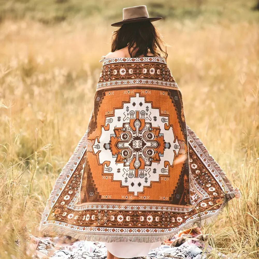 BowLift | Boho Chic Patterned Throw Blanket