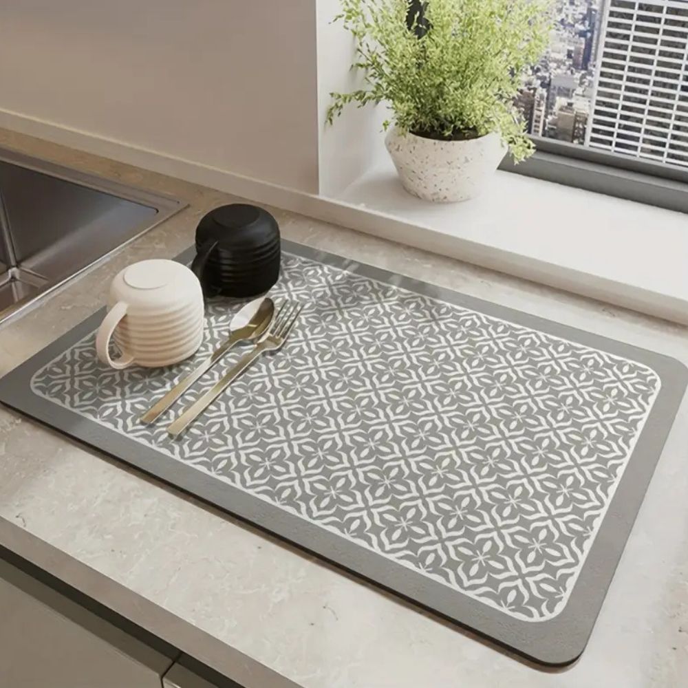 BowLift | Mandala Kitchen Dish Drying Mat