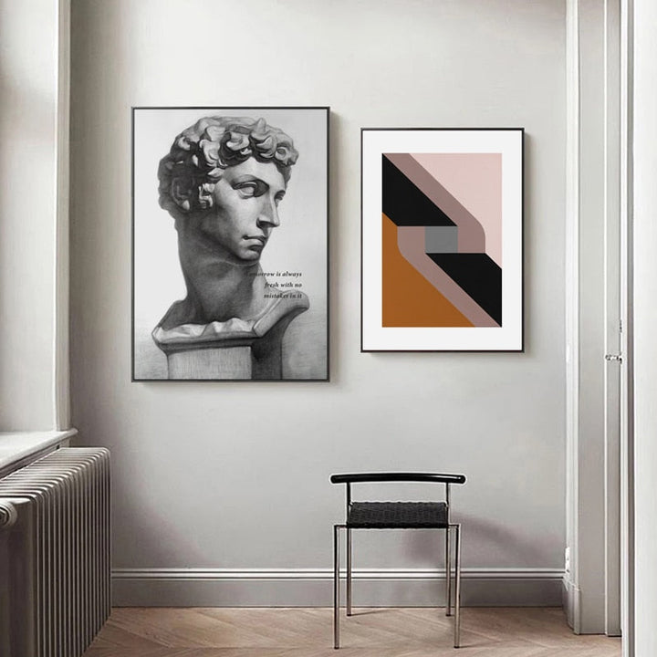 David Sculpture - Canvas Wall Art Painting | Bowlift