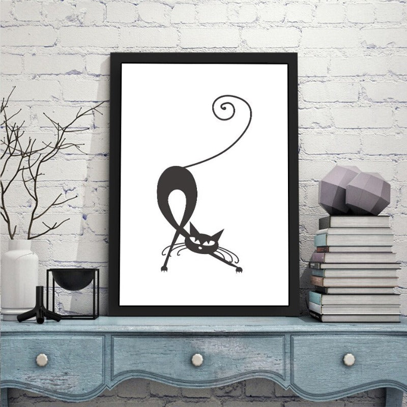Dancing Cats - Canvas Wall Art Painting | Bowlift