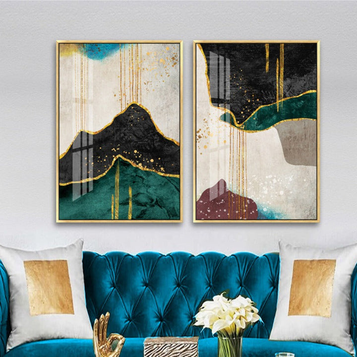 Gold Is Elegance - Canvas Wall Art Painting | Bowlift