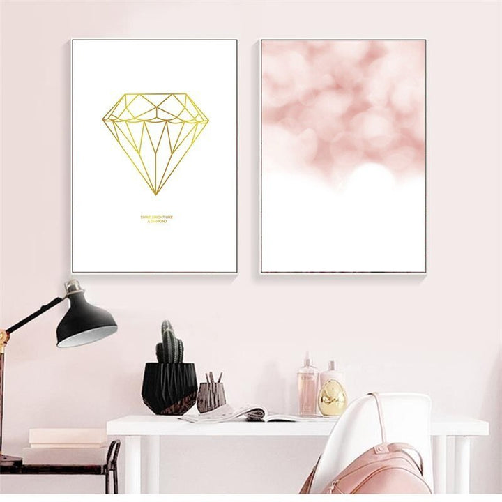 Flamingo Reflection - Canvas Wall Art Painting | Bowlift