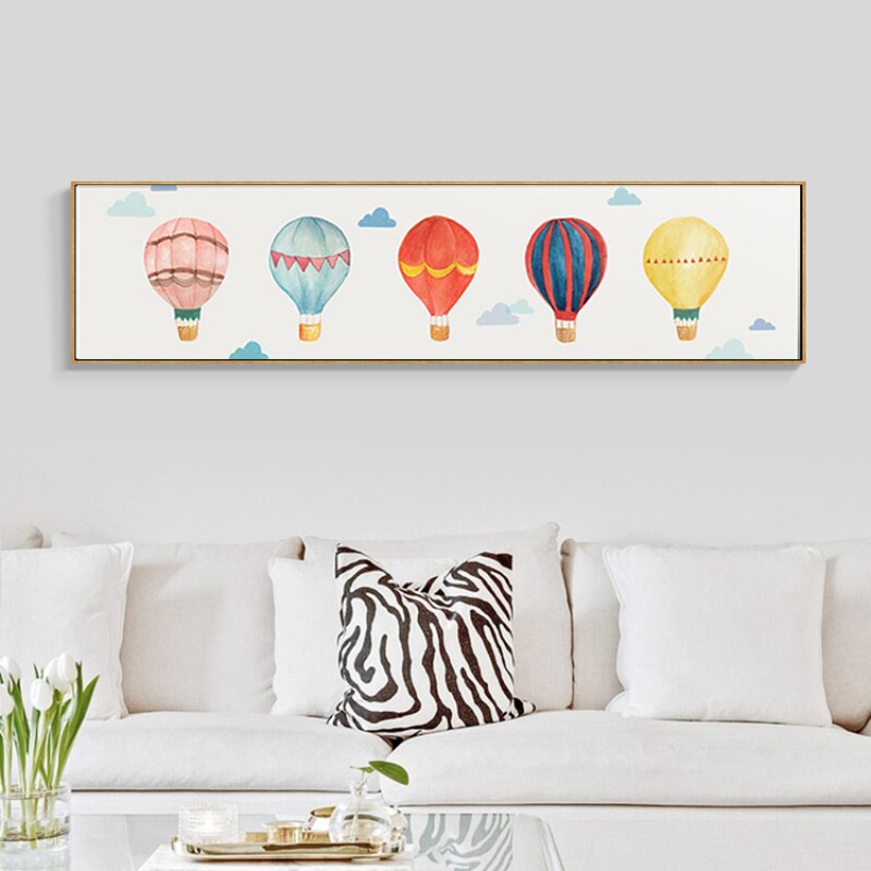 Hot Air Balloon - Canvas Wall Art Painting | Bowlift