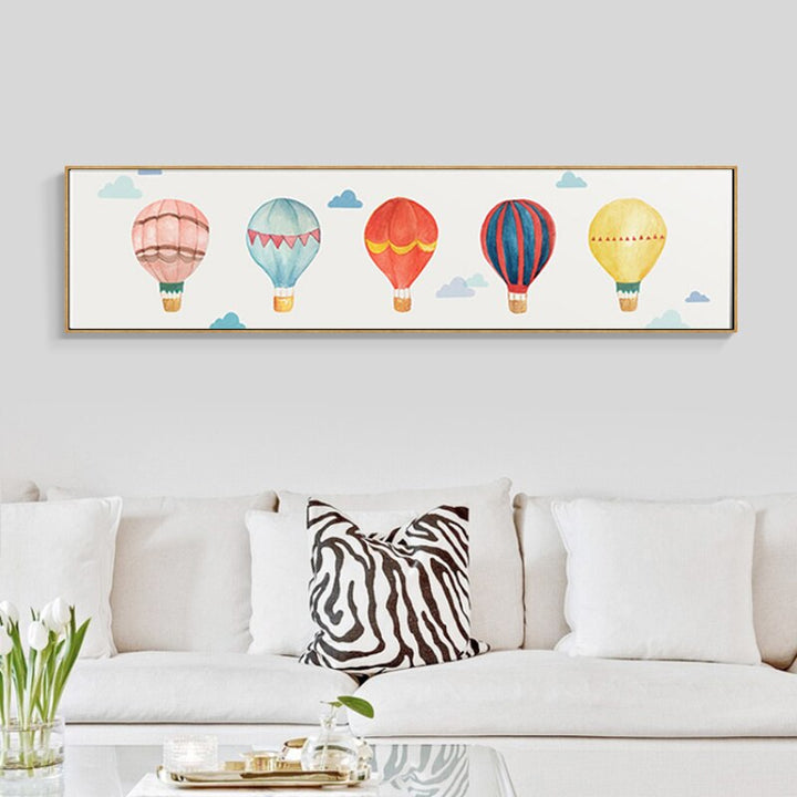 Hot Air Balloon - Canvas Wall Art Painting | Bowlift