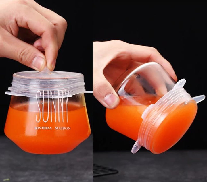 EcoLid - 6 Silicone Reusable Stretch Covers | Bowlift