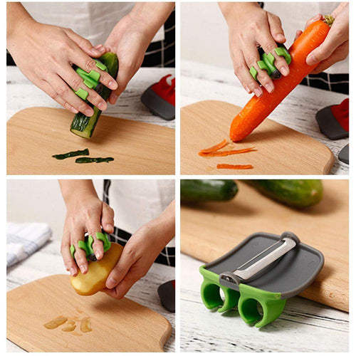 Two finger shaved fruit peeler | Bowlift