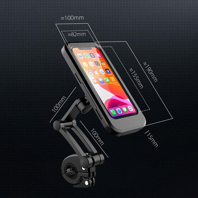BowLift | Waterproof Cycling Phone Mount with Case, for Motorcycle/Bike Handlebars
