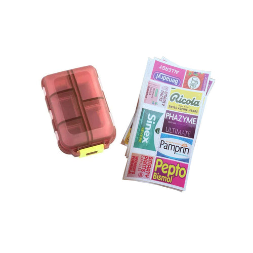 BowLift | Portable Pill Organizer with Labels