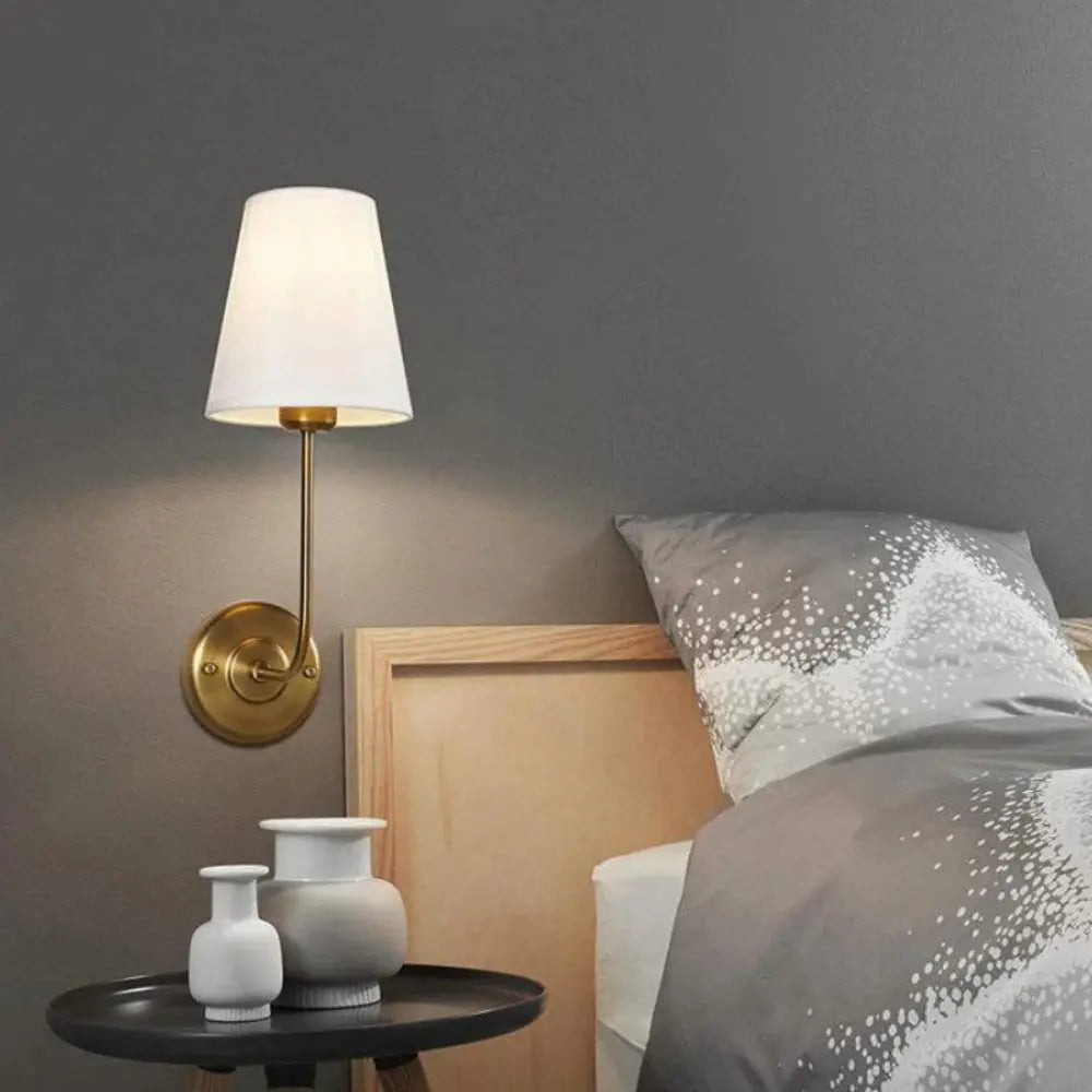 BowLift | LoomGlow – Modern Wall Lamp Featuring Woven Metal and Soft Fabric