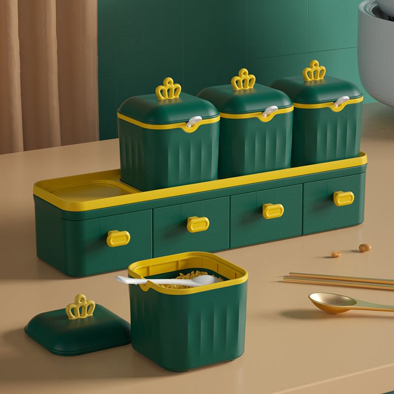 Double spice box set with drawers | Bowlift