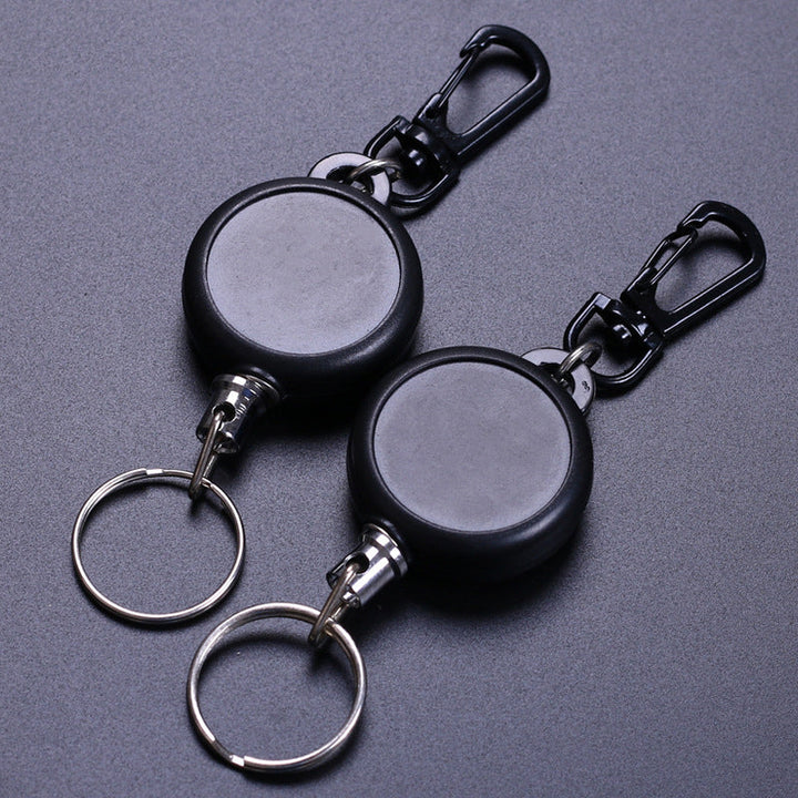 Keychain with retractable wire rope (3 pieces) | Bowlift