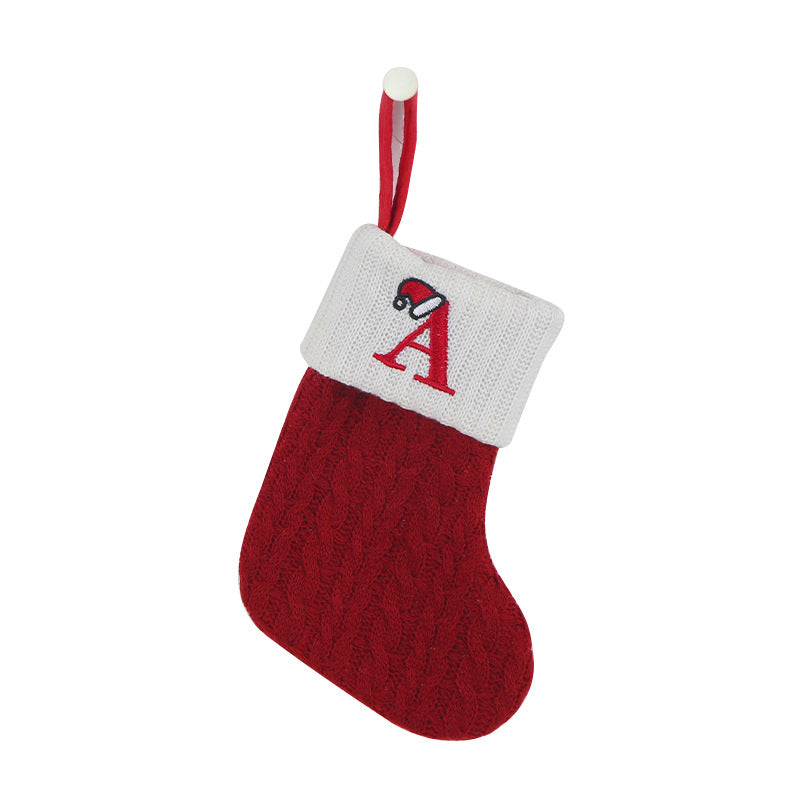 BowLift | Christmas Letter Knit Stocking