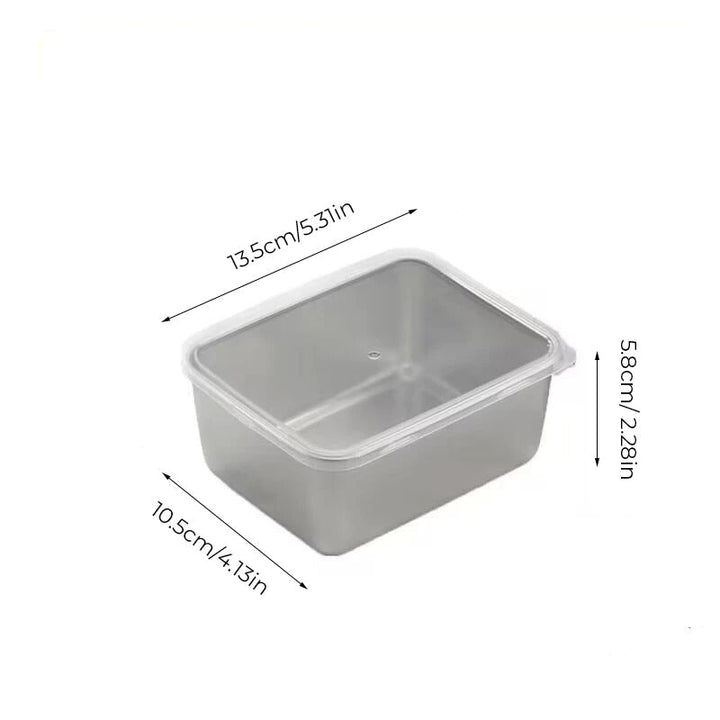 BowLift | Stainless Steel Square Plate (With Lid)