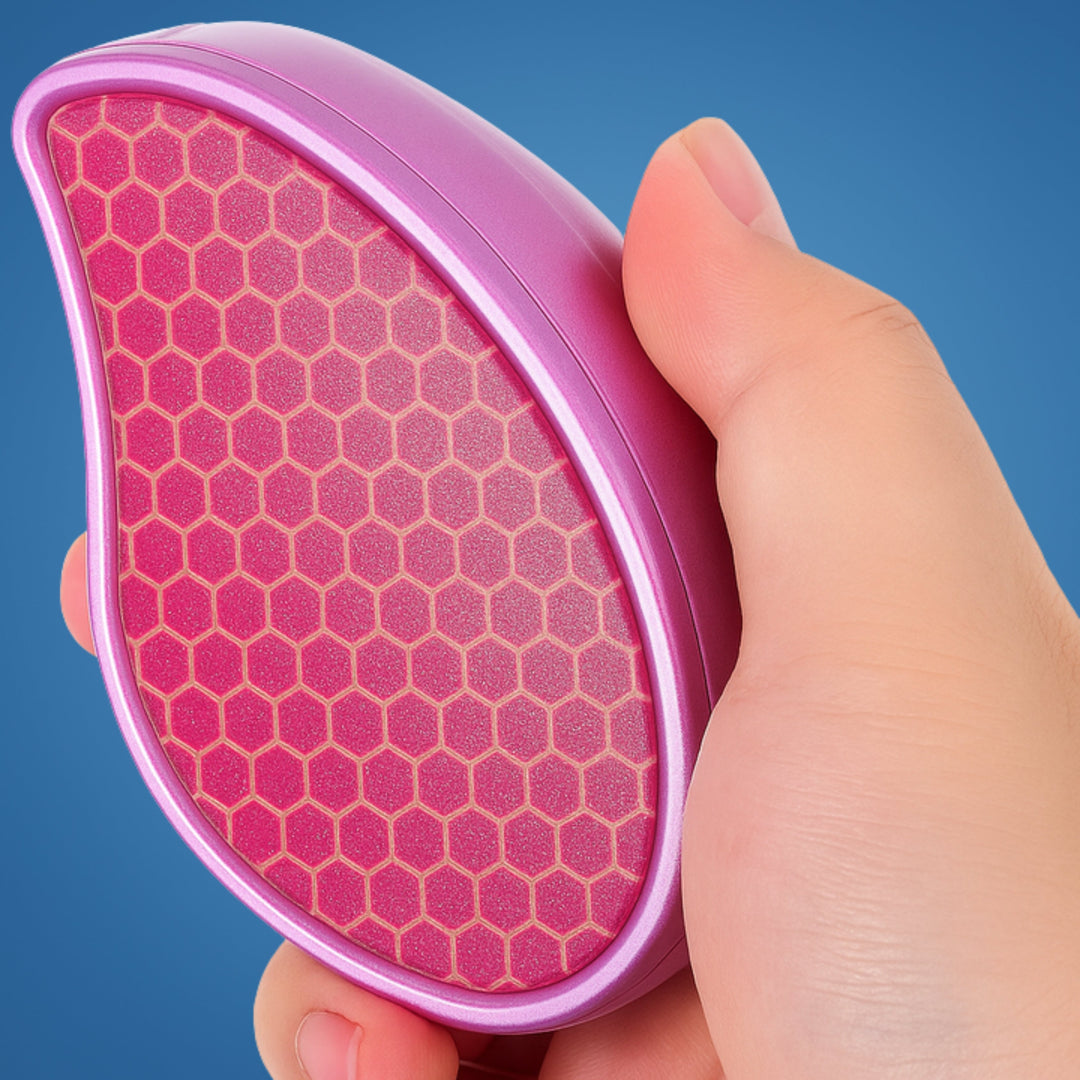Skin Remover – Nano Glass Surface – Washable & Gentle – Smooth Cracked Heels at Home Bowlift