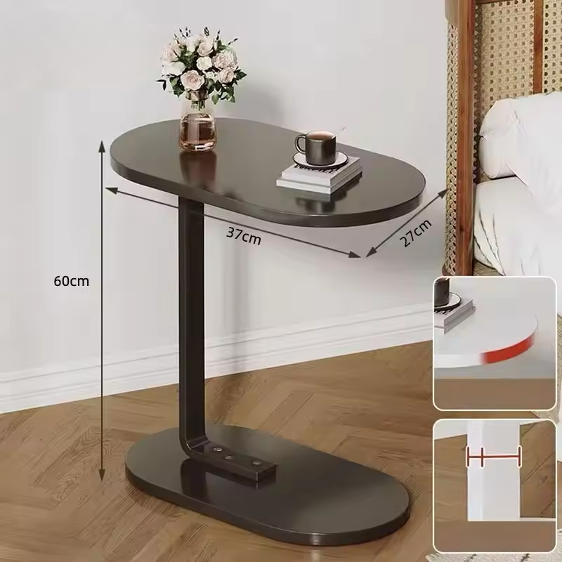 BowLift | C Shaped Side Table Modern Compact and Lightweight Design