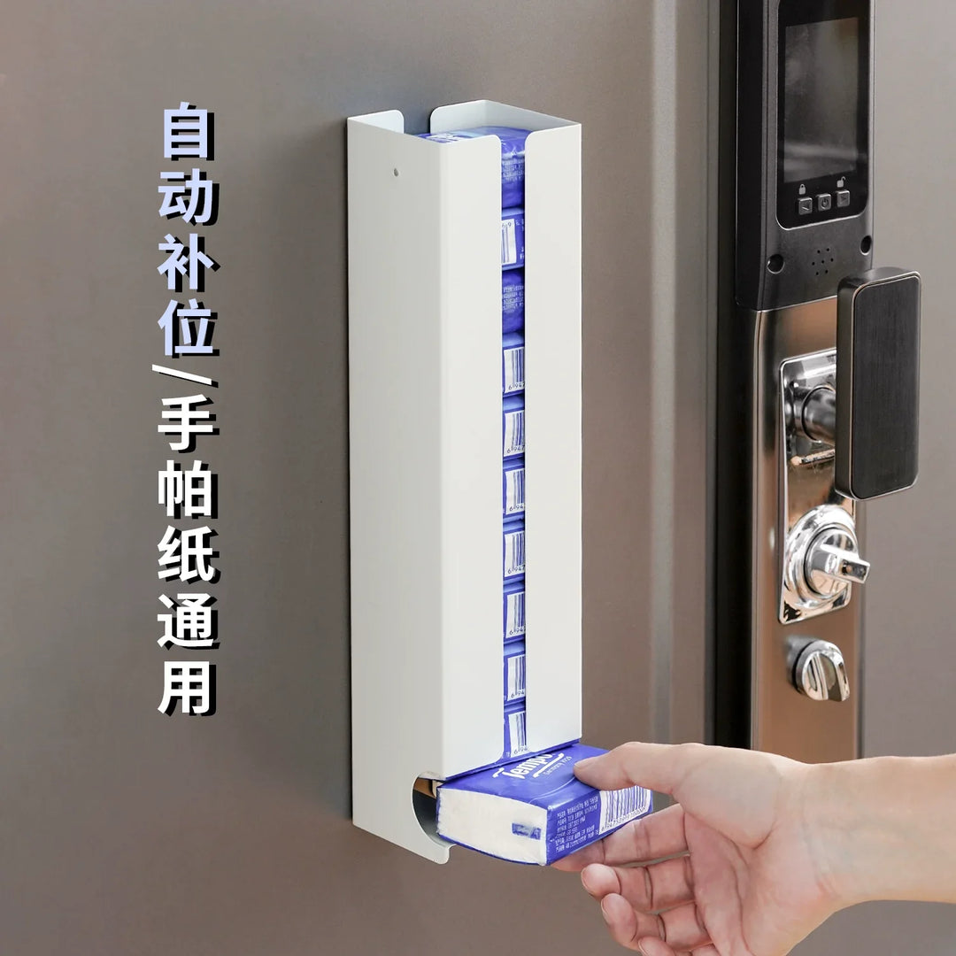 BowLift | Magnetic Wall-Mount Tissue Box - Auto-Refill Napkin Holder