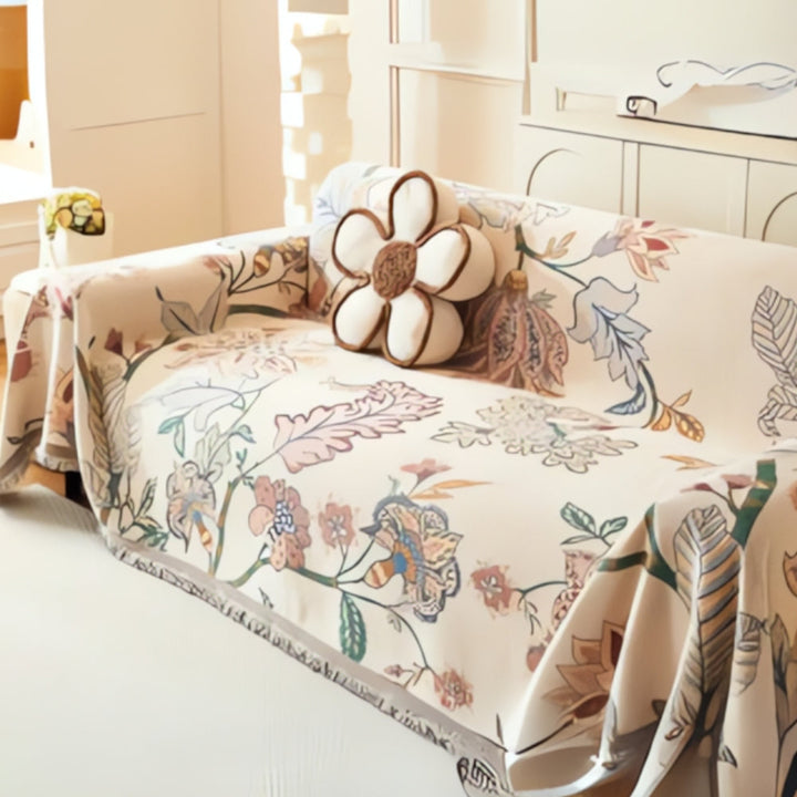 BowLift | Amara Floral Reversible Sofa Cover