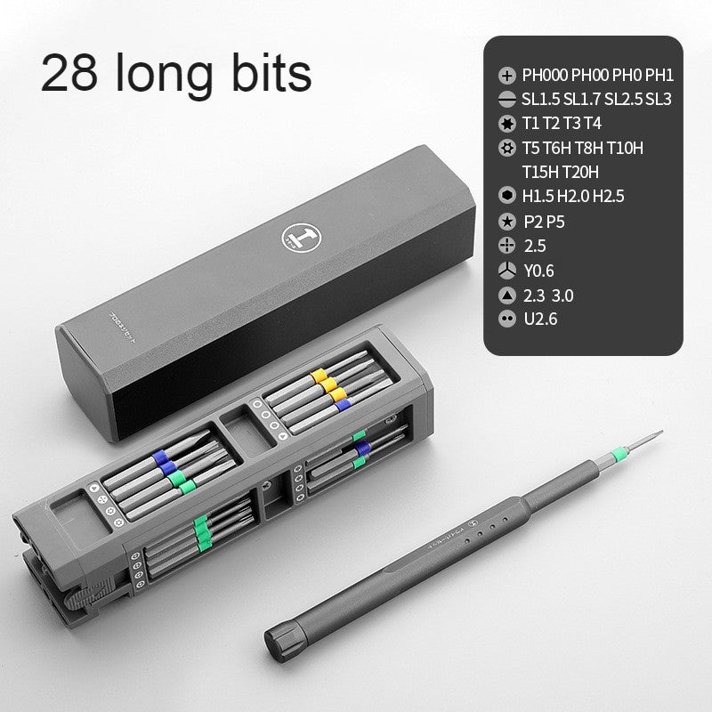 BowLift | Multi-Function Portable Precision Screwdriver Set with Various Interchangeable Bits, for Building, Deconstructing, and Quick Repairs