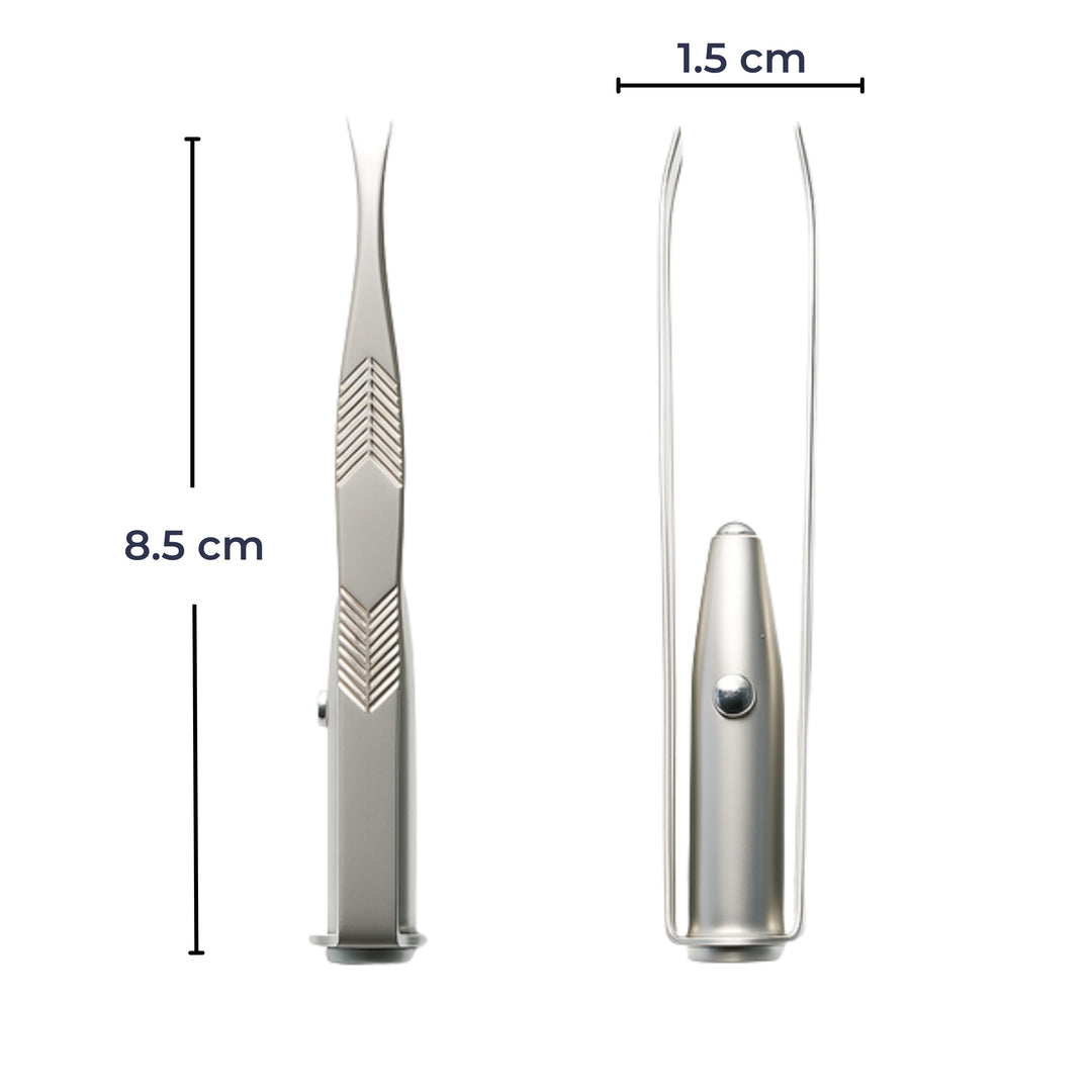 Rust-Resistant Stainless Steel – LED Light Precision Grip – Long-Lasting At-Home Grooming Bowlift