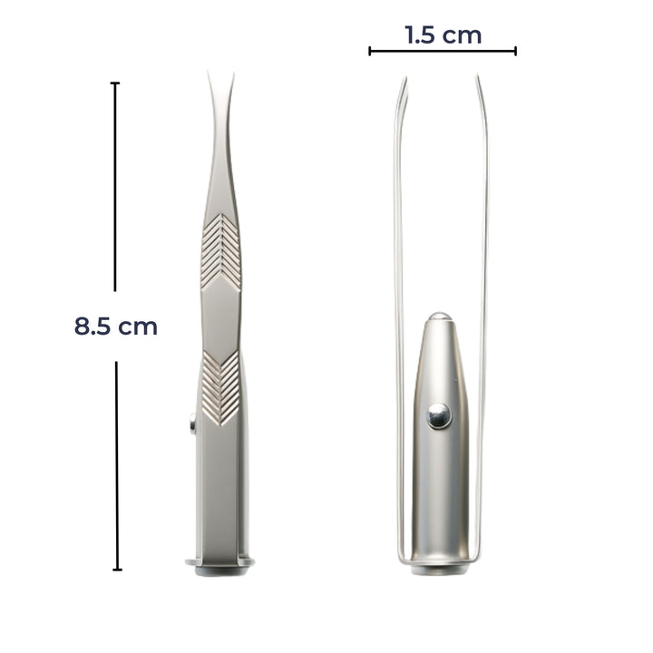 Rust-Resistant Stainless Steel – LED Light Precision Grip – Long-Lasting At-Home Grooming Bowlift