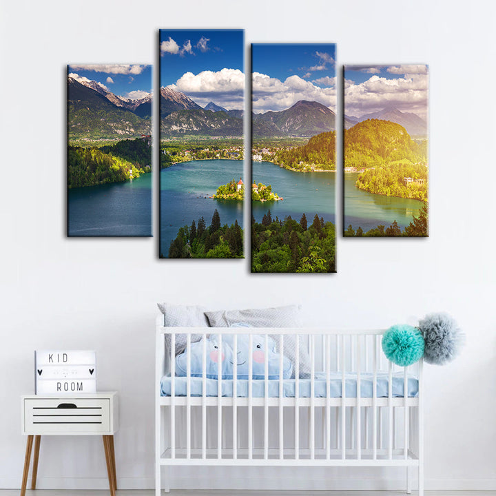 Peace Of The Land 4 Piece - Canvas Wall Art Painting | Bowlift