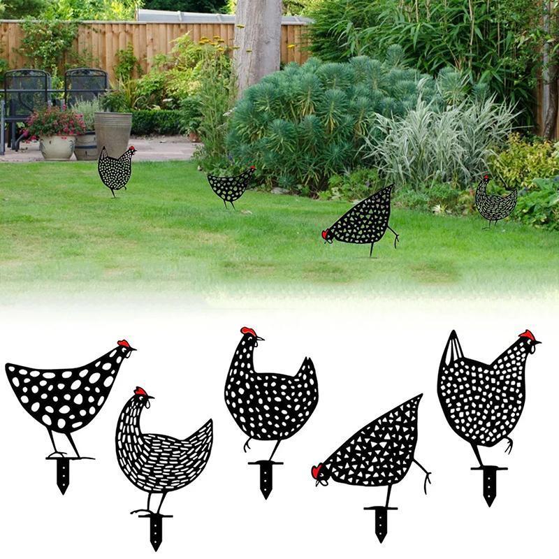BowLift | Garden Simulated Chicken Ornament