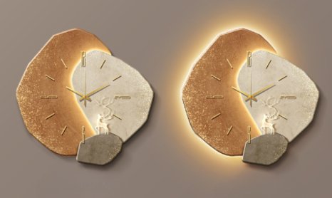 BowLift | Minimalist Wall Clock in Scandinavian Design - NordiqTime