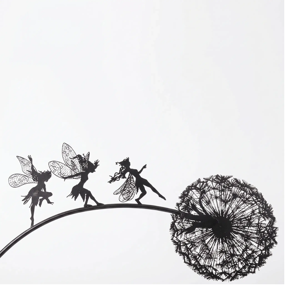 BowLift | Dancing Fairy Statue Steel Garden